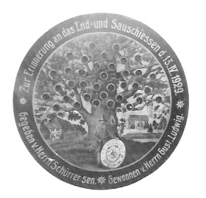 Scheibe End- u. Sauschie&szlig;en 1929