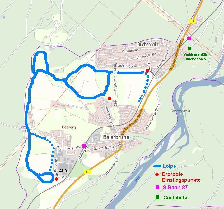 Loipe Baierbrunn
